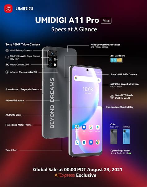 Umidigi A Pro Max Lan Ado Oficialmente Configura O De C Mera