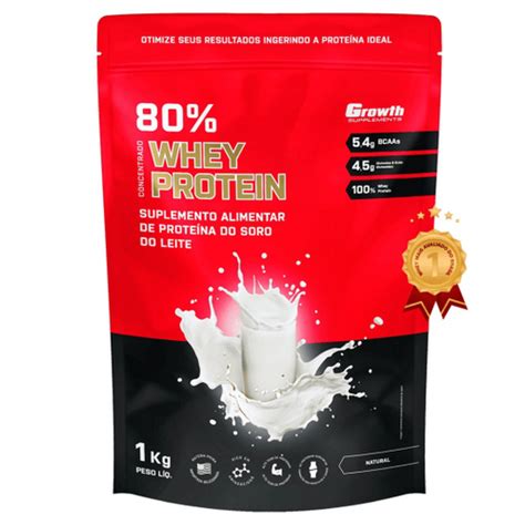 Whey Protein Concentrado Kg Growth Supplements No Shoptime