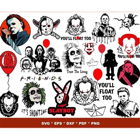 Horror Movie Svg Bundle, Halloween Horor SVG, Horror Charact - Inspire ...