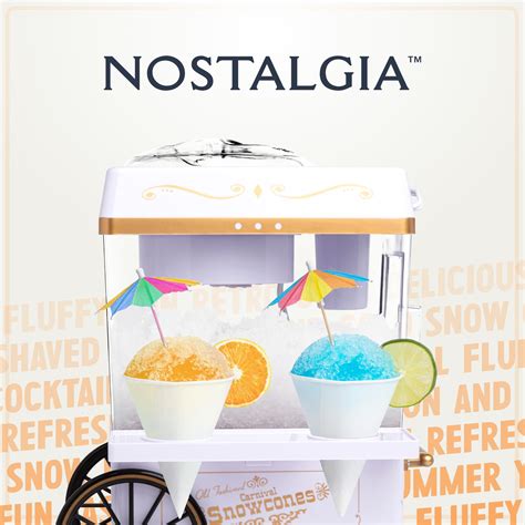 Mua Nostalgia Snow Cone Shaved Ice Machine Retro Table Top Slushie