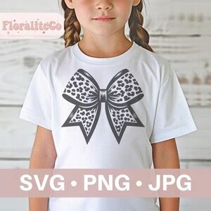 Cheer Bow Svg Png Bundle Glitter Hair Bow Svg Vector Cheerleader Mom