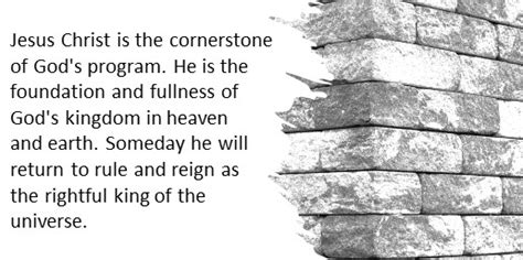 Christ Our Cornerstone