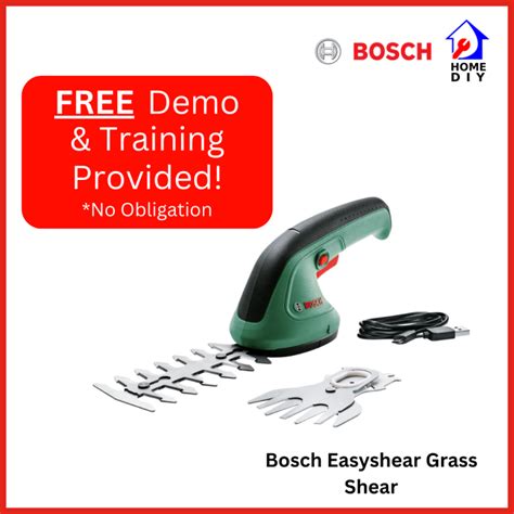 Bosch EasyShear Cordless Shrub And Grass Shear Set Lazada Singapore