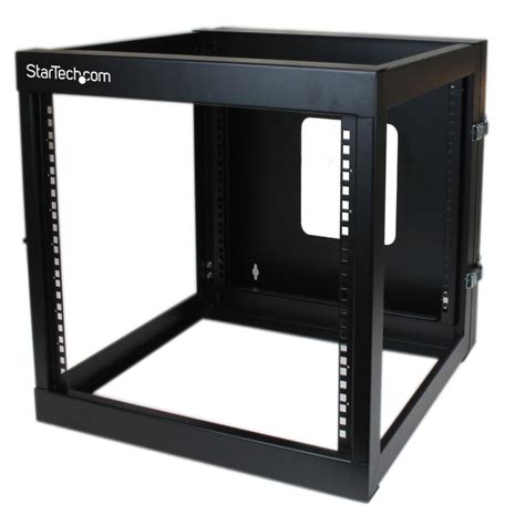 Amazon StarTech 12U 22 Inch Hinged Open Frame Rack Cabinet