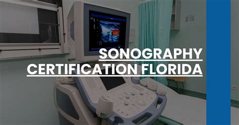 Sonography Certification Florida Sonography Prep