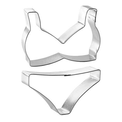 Bikini Bathing Suit Lingerie Swimwear Cookie Cutter Set Metal Cookie Cutters Etsy