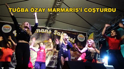 Tuğba Özay Marmaris te Konser Verdi Muğla Genç TV Muğla haberleri