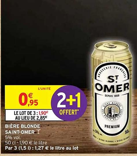 Promo Bi Re Blonde Saint Omer Chez Intermarch Icatalogue Fr