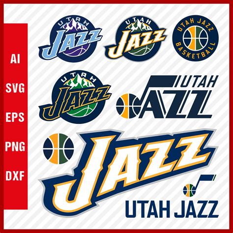 Utah Jazz Logo Svg Utah Jazz Svg Cut Files Jazz Png Logo Inspire Uplift