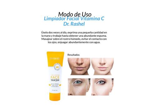 Ripley VITAMINA C LIMPIADOR FACIAL ILUMINADOR DR RASHEL 100GR