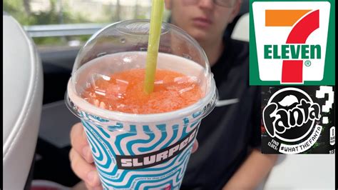 Bryce Tries 7 Eleven What The Fanta Slurpee Youtube