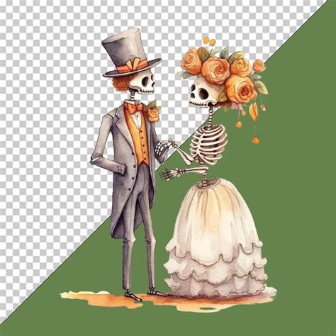 Premium Psd Day Of The Dead Png Illustrations