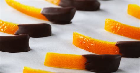 Recette Écorces d oranges confites au chocolat Glouton