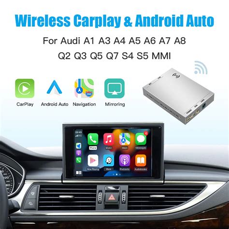 CARABC Wireless Carplay Retrofit Kit Decoder For Audi A1 A3 A4 A5 A6 A8