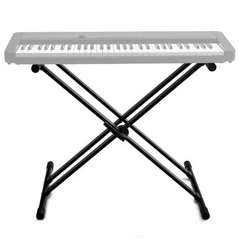 Adjustable Keyboard Stand Double X Folding Electric Piano Reverb