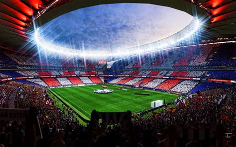 Descargar wanda metropolitano 4k espectáculo modular campo de fútbol