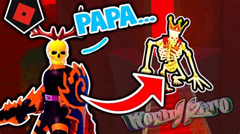 World Zero New Update Skeleton Boss Roblox World Zero Youtube