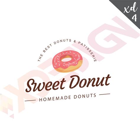 Contoh Desain Logo Donat - 57+ Koleksi Gambar
