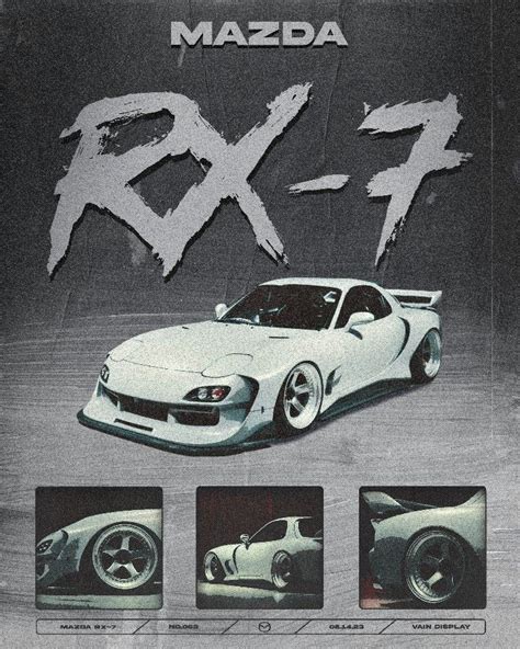 Mazda Rx 7 Sports Car Instagram Mazda Rx7 Rx7 Mazda Akira Display