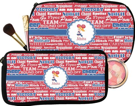 Custom Cheerleader Makeup / Cosmetic Bag (Personalized) | YouCustomizeIt