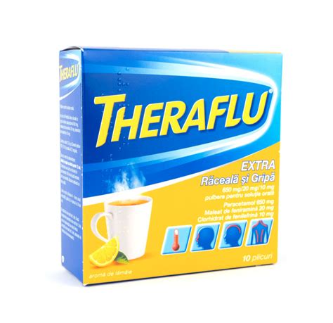 Theraflu Extra Raceala Si Gripa Pulbere Pentru Solutie Orala X 10