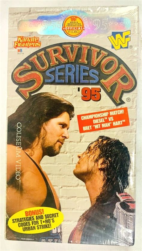 Wwf Survivor Series Vhs Limited Edn W Stack Of Collectible