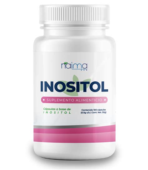 Inositol 100 Cápsulas Pure Inositol Suplemento Alimenticio Ingredientes