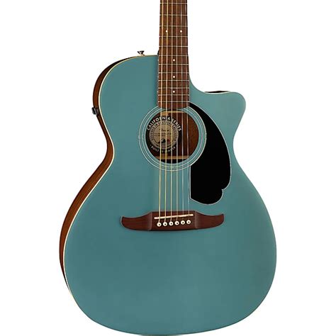 Fender California Newporter Player Acoustic Electric Guitar Tidepool