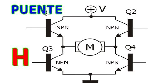 Como Hacer Un Puente H Con Transistores Npn Youtube