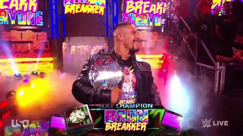 Bron Breakker Entrance As NXT Champion WWE NXT Nov 1 2022 Video