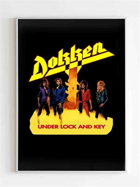 Under Lock And Key Dokken Poster