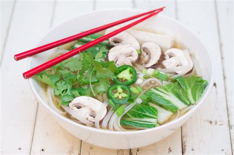 Easy Vegan Pho Vietnamese Noodle Soup