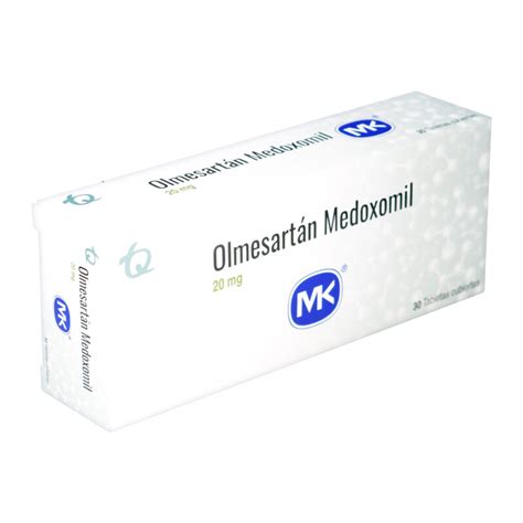 Olmesartan Medoxomil Mg Tabletas Mk Farmaprime