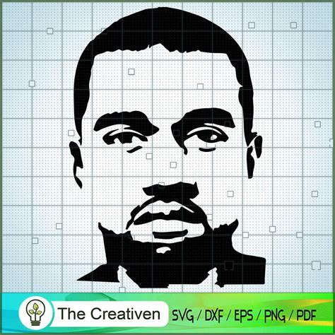 Kanye West Svg Us Rapper Svg Famous Star Svg Premium And Original Svg