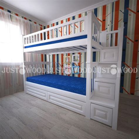 Двухъярусная кровать Простоквашино Плюс 90*190