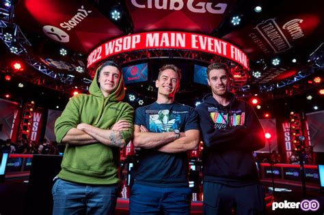 2022 Wsop Championship Event Final Three Players Determined Espen