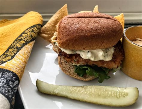 Fish Sandwich Cod Lettuce Tartar Sauce Betty Rosbottom