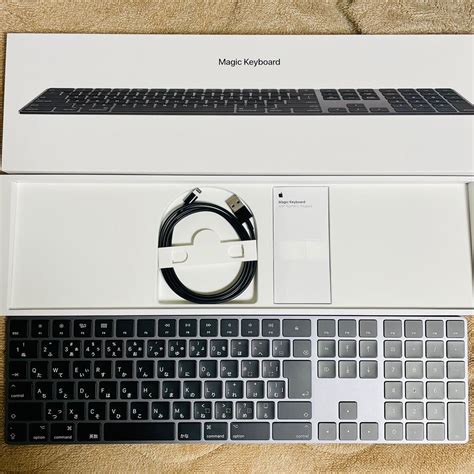 【メール便無料】 Magic Appleシリコンmacモデル用 Keyboard Black Mmmr3ja 程度良好現行モデル