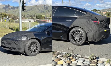 Latest 18 Aero Wheels Spotted On Project Highland Tesla Model 3