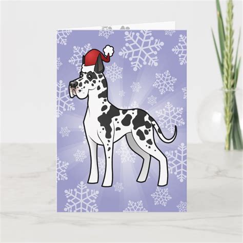 Christmas Great Dane Holiday Card Zazzle