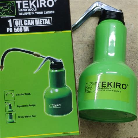 Jual Pompa Oli Botol Tekiro 500 Ml Oil Can Metal 500ml Tekiro