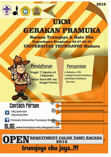 Brosur Pramuka Sketsa