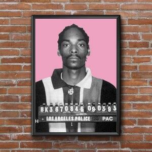 Snoop Dogg Mug Shot Pop Art Print Multi Image Available in Multiple Colours Framed or Unframed ...