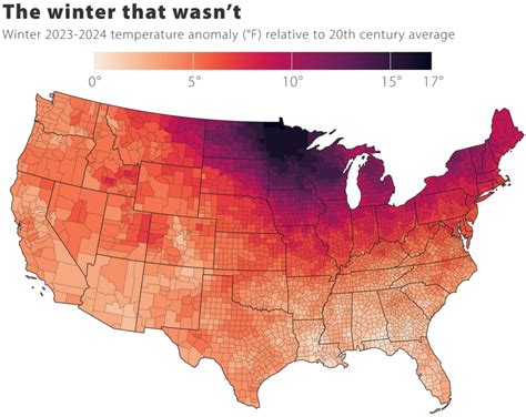 A warm winter across much of the northern United States... - AARON HILL ...