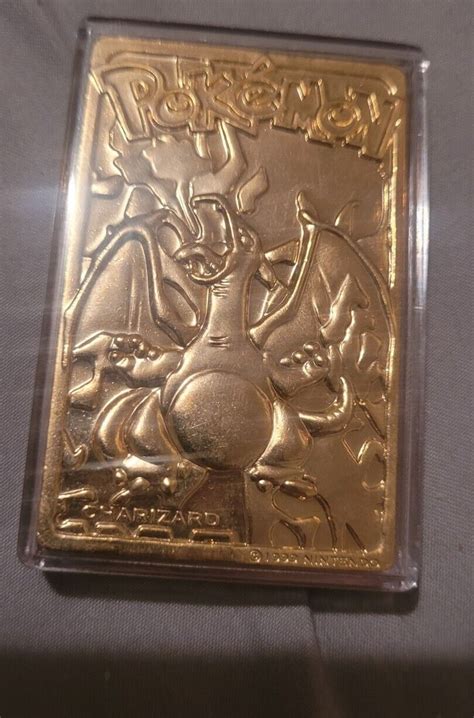 Mavin Vintage Bk Pokemon Limited Edition 1999 Charizard 23k Gold
