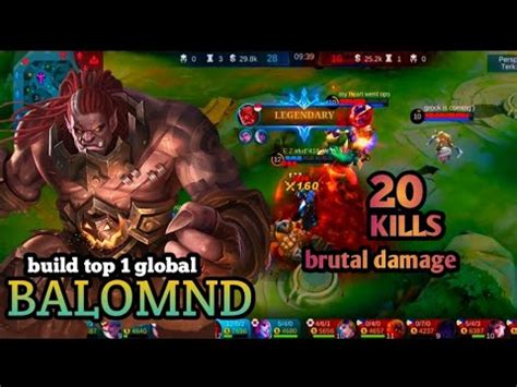 20 KILLS BALMOND BRUTAL DAMAGE KEBAL TERKUAT Build Top 1 Global