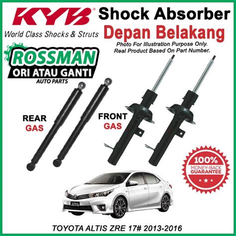 TOYOTA ALTIS ZRE 17 2013 2016 KYB KAYABA ORIGINAL SHOCK ABSORBER SET