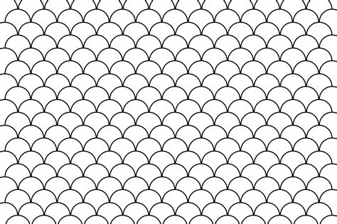 Simple Fish Scale Seamless Pattern Texture Vector Art At Vecteezy