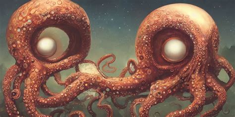 Octopus With A Giant Pearl Head By Anato Finnstark Stable Diffusion