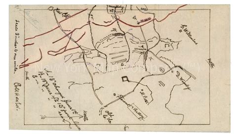 1800 Map Cold Harbor Hanover County Virginia Civil Warcold Etsy